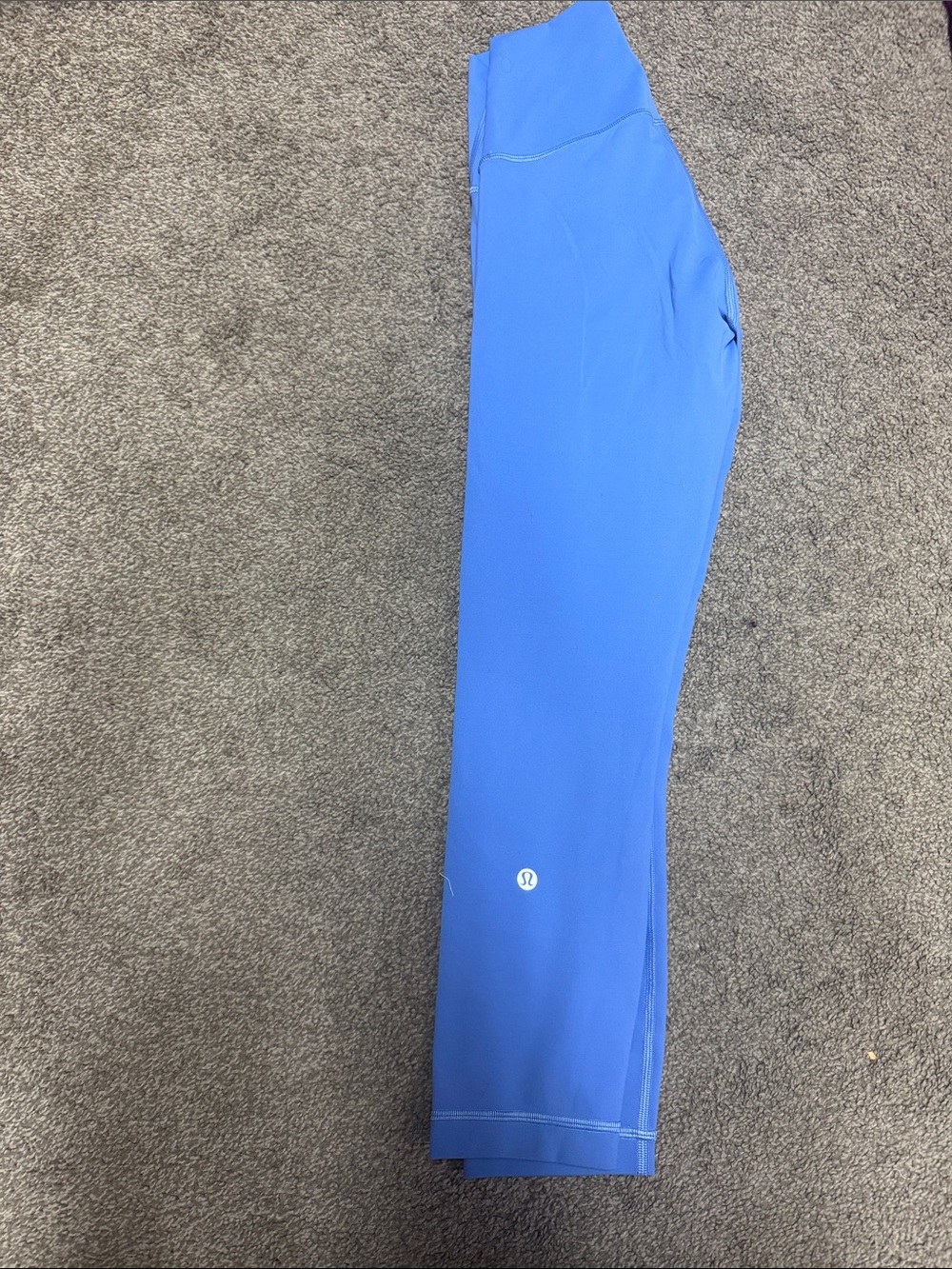 lululemon athletica womens periwinkle blue leggings